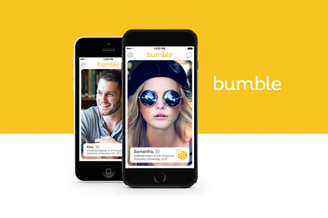 Bumble dating app - only the girl starts communication first